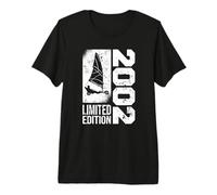 Voile de Plage Vintage né en 2002 Anniversaire Char à Voile T-Shirt Haut de Gamme