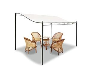 Voile de Protection Solaire, 2,6x3 Imperméable Rectangle Chapelle de Jardin Échange Extérieur, Protection Solaire de Fête Imperméable pour Patio, Protection Solaire pour Jardin, Couverture