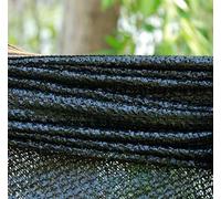 Voile de protection solaire - Auvent - Protection solaire pour jardin - 4 x 4 x 5 cm - Voile d'ombrage en maille respirante - Filet d'intimité extérieur - Pour serres, cours et fleurs plantes, noir-3