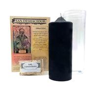 Voile de Saint Défaire ou de Retourner avec sel de mer et herbes noires Rituel Pour retourner les énergies négatives, éliminer le mal défaisant
