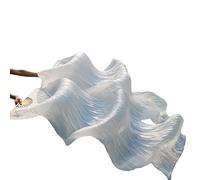 Voile de soie for éventail danse du ventre, couleurs gauche droite, 180 x 90 Cm, couleur l'image(FS12,1pc Right hand-120cm)