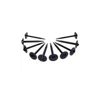 voile de sol stylos plastique gris foncé 10 pièces