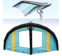 Voile De Surf Gonflable Portative De Qualité Professionnelle pour Adultes, Aile De Windsurf à Main, Aile De Wingfoil Et Kitesurf Gonflable avec FenêTre, pour Surf Et Jeux Aquatiques(6m²)