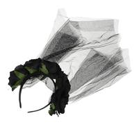 Voile D'halloween Décor Rose, Célébration Halloween, Serrage-tête Femme