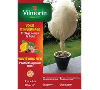 Vilmorin – Voile d'hivernage 30 g/m² – 2 x 5 m – Blanc