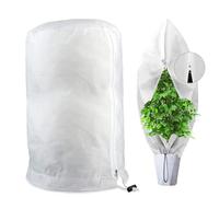 Voile D'hivernage Plante, 80 x 100 cm Housses de Protection pour Plantes, Housse hivernage pour Plantes, Housse d'hivernage Plante Réutilisable, protège Les Arbres du Froid et du Vent nuisibles