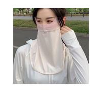 Voile d'hygiène UV pour le visage et le cou, couvre-bavette Cameo Brown, respirant et léger