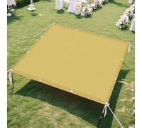 Voile d'ombrage 1.3 x 1.6 m Coupe Ventpour La Couverture Bache Ombrages avec Oeillets Cordons pour Patio Jardin, Terrasse, Extérieur, Balcon, Couleur Crème
