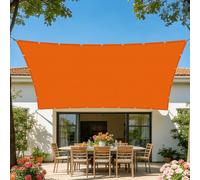 Voile d'ombrage 1.6 x 4 m avec Protection UV Voile de Paresoleil Multi Couleur Taille Toiles Pourjardin, Terrasse, Balcon, Extérieur, Orange