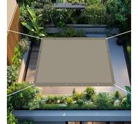 Voile d'ombrage 100 x 210 cm Multi Couleur et Taille Rectangulaire Imperméable Toile d'ombrage Imperméable Protection UV pour Extérieur Terrasse Jardin Balcon, Taupe