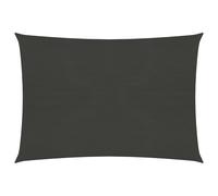 Voile d'ombrage 160 g/m² 3,5 x 4,5 m pehd anthracite Helloshop26 02_0008915