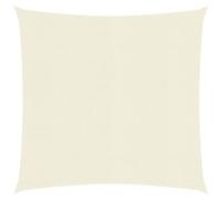 Voile d'ombrage 160 g/m² 4,5 x 4,5 m pehd crème Helloshop26 02_0009089