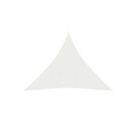 Voile d'ombrage 160 g/m² Blanc 3x3x3 m PEHD