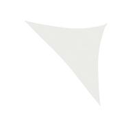 Voile d'ombrage 160 g/m² blanc 3x3x4,2 m pehd G