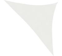 Voile d'ombrage 160 g/m² blanc 3x3x4,2 m pehd G