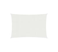 Voile d'ombrage 160 g/m² blanc 6x8 m pehd