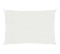 Voile d'ombrage 160 g/m² blanc 6x8 m pehd G