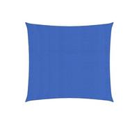 Voile d'ombrage 160 g-m² Bleu 2,5x2,5 m PEHD