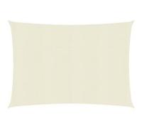 Vidaxl Voile D'ombrage 160 G/M² Crème 2,5x3 M Pehd Blanc