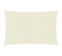 Voile d'ombrage 160 g/m² crème 3x6 m pehd G