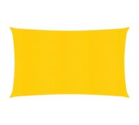 Voile d'ombrage 160 g/m² jaune 3 x 6 m PEHD Helloshop26 02_0009130