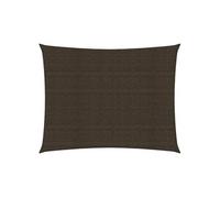 vidaXL Voile d'ombrage 160 g/m² PEHD 2,5 x 3,5 m Marron