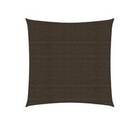 Voile d'ombrage 160 g-m² Marron 2x2 m PEHD