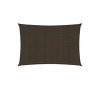 Voile d'ombrage 160 g/m² Marron 2x4,5 m PEHD