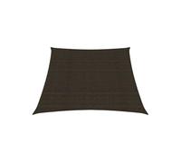 Voile d'ombrage 160 g-m² Marron 3-4x2 m PEHD