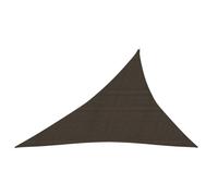 Voile d'ombrage 160 g/m² marron 3 x 4 x 5 m pehd Helloshop26 02_0009158