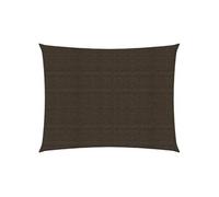 Voile d'ombrage 160 g/m² Marron 3x4 m PEHD