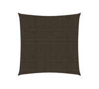 vidaXL Voile d'ombrage 160 g/m² PEHD Marron 5x5 m