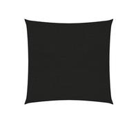Voile d'ombrage 160 g/m² Noir 2x2 m PEHD