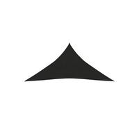 Voile d'ombrage 160 g/m² Noir 4x4x4 m PEHD