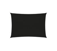Voile d'ombrage 160 g-m² Noir 4x5 m PEHD