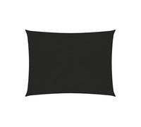 Voile d'ombrage 160 g-m² Noir 5x6 m PEHD