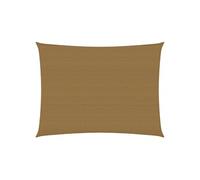 vidaXL – Voile d'ombrage PEHD 160 g/m² taupe 4x5 m