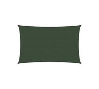 Vidaxl Voile D'ombrage 160 G/M² Vert Foncé 2,5x5 M Pehd Blanc