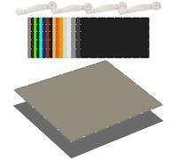 Voile d'ombrage 160 x 200 cm Protection des Rayons 98% UV Toile d'ombrage Protection Solaire Résistant l'eau Polyester pour La Couverture Végétale Serre Pergola, Kaki