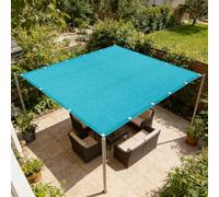 Voile d'ombrage 170 x 360 cm 95% Anti-UV Filet Dombrage Rectangle Coupe-Vent - Perméable à l'eau pour Potager, Serre, Balcon, Terrasse, Pergola, Patio, Bleu Ciel