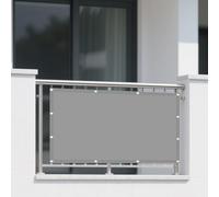 Voile d'ombrage 2.4 x 3.4 m Imperméable Protection UV 95% Résistant Aux UV Toile d'ombrage Auvent avec Oeillets et Cordons pour Serre/Jardin/Pergola/Patio Lawn, Gris Clair