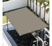 Voile d'ombrage 2.4 x 3.5 m Protection Solaire Polyester Toile Solaire Voile Résistant l'eau Polyester pour Serre/Jardin/Pergola/Patio Lawn, Kaki