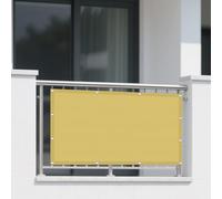 Voile d'ombrage 2.7 x 3 m Imperméable Protection UV 95% Résistant Aux UV Toile d'ombrage Auvent avec Oeillets et Cordons pour Serre/Jardin/Pergola/Patio Lawn, Couleur Crème