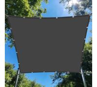 Voile d'ombrage 2.8 x 2.8 m D'Ombrages UV Protection Paresoleil Jardin Balcon avec Oeillets et Cordons pour Patio Jardin Terrasse Extérieur Balcon, Gris Foncé