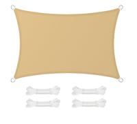 Voile d'ombrage 2 x 3 m 2 x 0 x 3 cm beige