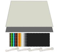 Voile d'ombrage 2 x 3 m Imperméable Anti 98% UV Résistant Hydrofuge Protection Solaire Cordes de Fixation Incluses pour Jardin Terrasse Balcon Extérieur, Beige