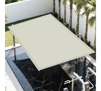 Voile d'ombrage 2 x 3 m Protection Solaire Polyester Toile Solaire Voile Résistant l'eau Polyester pour Serre/Jardin/Pergola/Patio Lawn, Beige