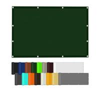 Voile d'ombrage 240 x 250 cm Imperméable, Anti-UV Toile Ombrage Exterieur avec Oeillets et Cordons pour Extérieur Camping et Pelouse, Pergola, Vert Foncé