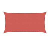 Voile d'ombrage 2x6 m HDPE Rectangulaire Cihlová | 100% HDPE résistant, attaches inox, UV 90%, installation facile à deux