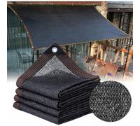 Voile d'ombrage 3 x 4 m, protection solaire 90 %, résistante aux UV, avec œillets, idéale pour pergola, terrasse, jardin et espaces verts.